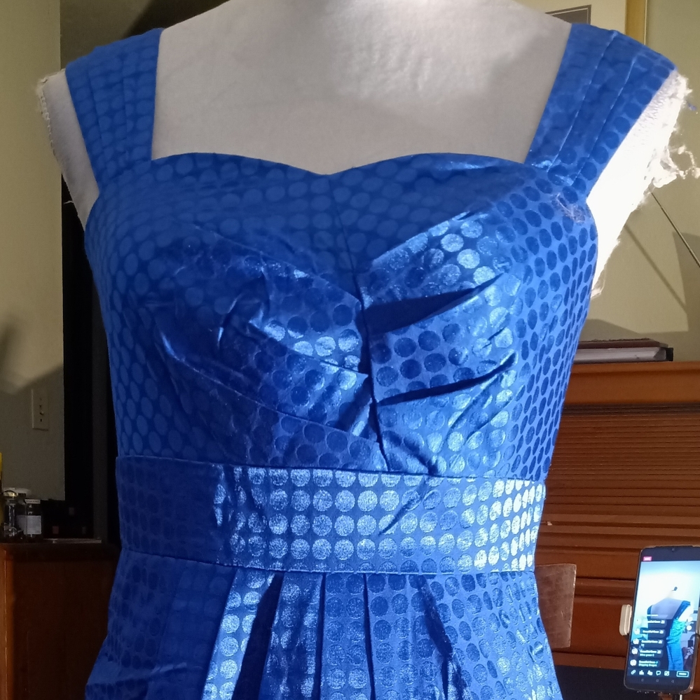 Blue dress